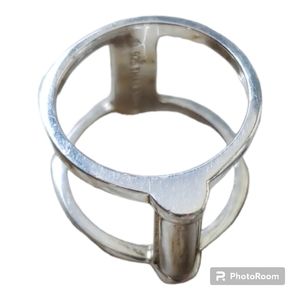 Sevilla Silver Reversible Bar Ring